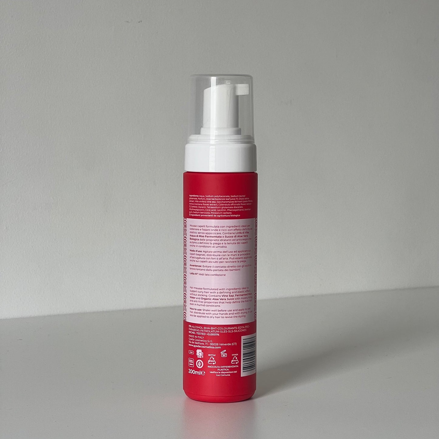 Mousse Modelante Boucles 200ml - Gyada Cosmetics